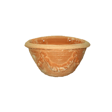 Galestro Terracotta Wandgefäß – Tasca Da Muro Con Festone