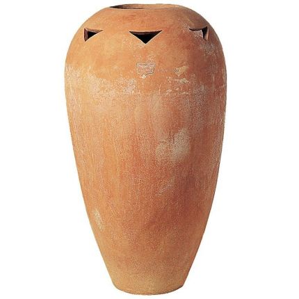 Impruneta Terracotta, Elena, runde Vase, Pflanztopf, Blumentopf