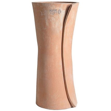 Impruneta Terracotta, "Rolle", Pflanztopf, Blumentopf, Vase, Dekoration