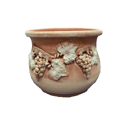Galestro Terracotta Pflanzgefäß – Caspo' Con Uva
