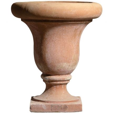 Impruneta Terracotta, Vaso la Carbonaia Aperto, offener Kohletopf, Pokal, Vase