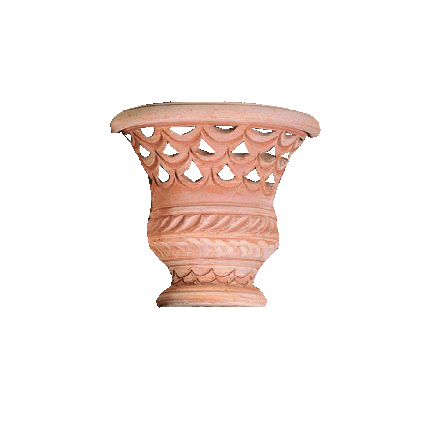 Galestro Terracotta Leuchte – Coprilampada Con Goccia – H 30 × D 32 cm