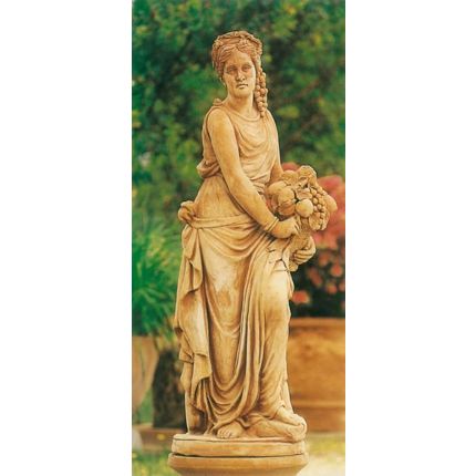 Impruneta Terracotta, Statua Abbondanza, Figur, Samariter, Statue, Weiblich