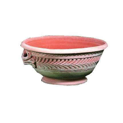 Galestro Terracotta Pflanzschale – Ciotola Manico E Lisca
