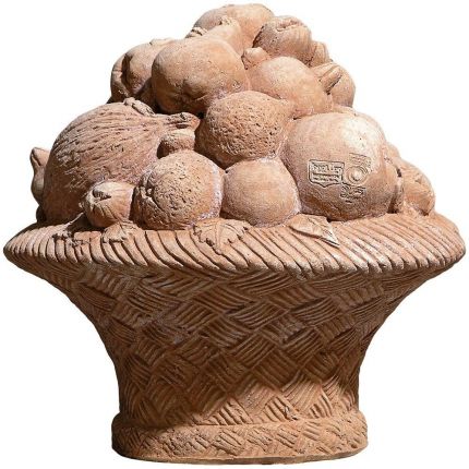 Impruneta Terracotta, Fruttiera, Früchtekorb, Dekoration