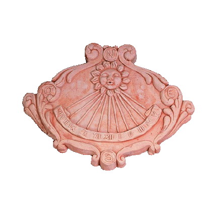 Galestro Terracotta Terracotta-Dekoration – Meridiana – H 45 × L 60 cm