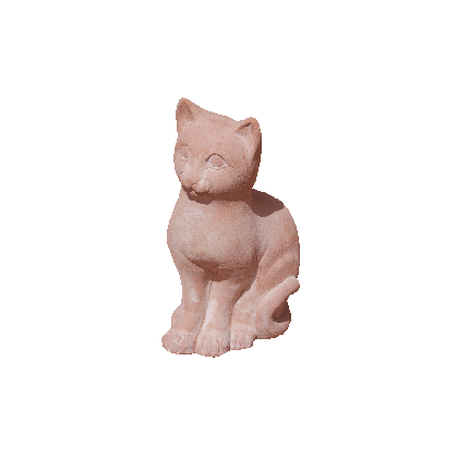 Galestro Terracotta Tierfigur – Gatto Seduto – H 31 cm