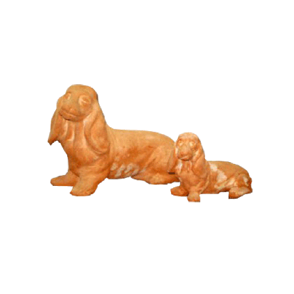 Galestro Terracotta Tierfigur – Bassotto