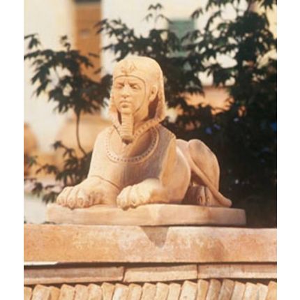 Impruneta Terracotta, Sfinge, Sphinx, Figur, Skulptur