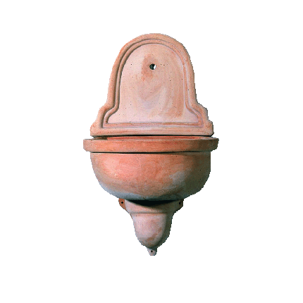Galestro Terracotta Brunnen oder Becken – Fontana Romana – H 76 × D 42 × L 36 cm