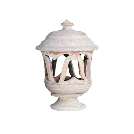 Galestro Terracotta Leuchte – Lampada Base Media – H 45 × D 30 cm
