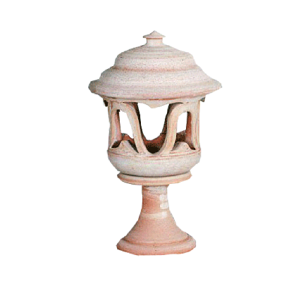 Galestro Terracotta Leuchte – Lampada Base Grande – H 55 × D 30 cm