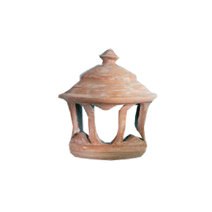 Galestro Terracotta Leuchte – Lampada Da Parete – H 30 × D 26 cm
