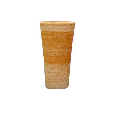 Galestro Terracotta Dekorationsgefäß – Vaso Cono Stretto