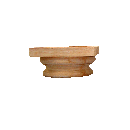 Galestro Terracotta Säule oder Sockel – Testa Quadra Per Gazebo – H 12 × D 31 × L 31 cm