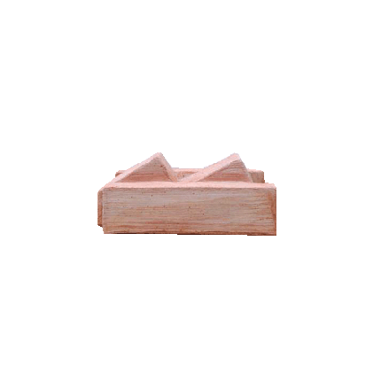 Galestro Terracotta Gartenaccessoire – Mattone Segna Aiuola Per Cornice – H 12 × D 12 × L 25 cm