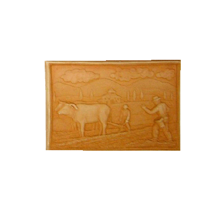 Galestro Terracotta Terracotta-Dekoration – Pannello Semina – H 28 × L 38 cm