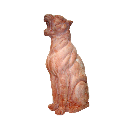 Galestro Terracotta Tierfigur – Puma Seduto – H 50 cm