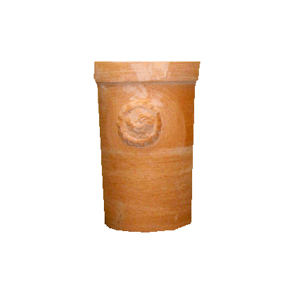 Galestro Terracotta Terracotta-Dekoration – Portabottiglia Con Gallo – H 21 × D 13 cm
