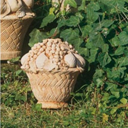 Impruneta Terracotta, Cestino composè - uva e fichi, Früchtkorb