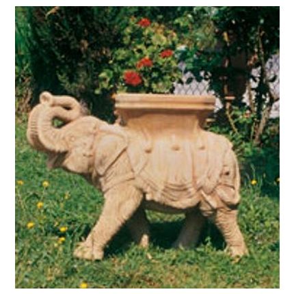Impruneta Terracotta, Elefante, Elefant, Figur