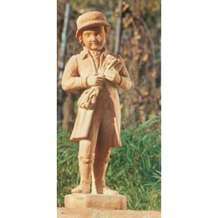 Impruneta Terracotta, Statua Giovanetto-autunno, Junge, Figur