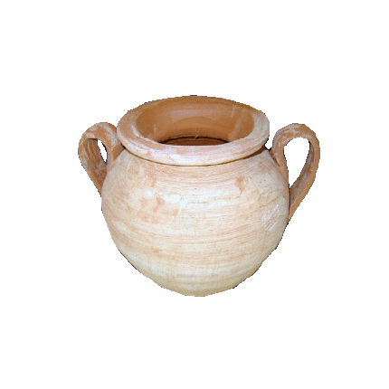 Galestro Terracotta Wandgefäß – Orcio Schiacciato