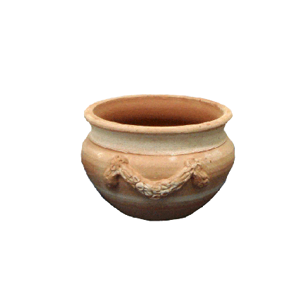 Galestro Terracotta Pflanzschale – Ciotola Con Festone