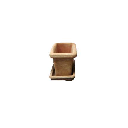 Galestro Terracotta Pflanzkasten – Cassetta Con Sottovaso Rettangolare