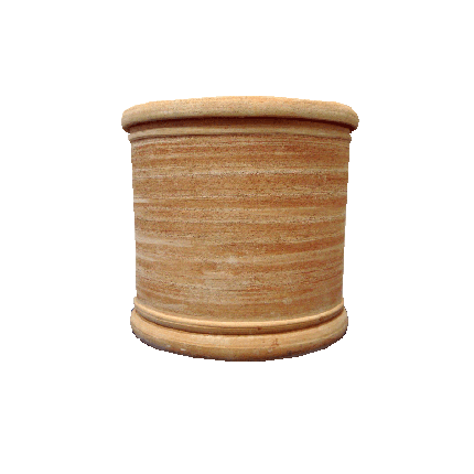 Galestro Terracotta Pflanzgefäß – Cilindro Liscio