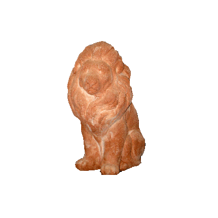 Galestro Terracotta Tierfigur – Leone Seduto