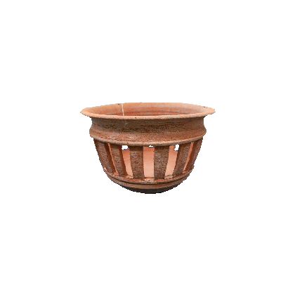 Galestro Terracotta Pflanztopf – Vaso Da Appendere Per Orchidea – H 15 × D 25 cm