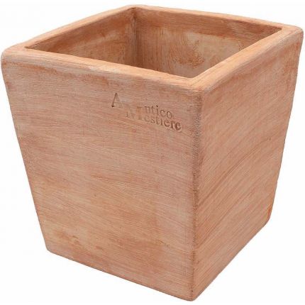 TerrArte Terracotta, Vaso Quadro Moderne, eckiger Pflanztopf, Blumentopf