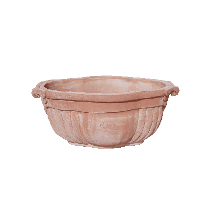 Galestro Terracotta Ovales Pflanzgefäß – Ovale Con Manici