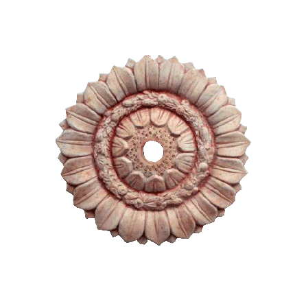Galestro Terracotta Brunnen oder Becken – Rosone Per Fontana – D 32 × L 32 cm
