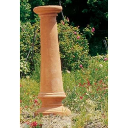 Impruneta Terracotta, Base, Colonnetta liscia rotonda, Säule