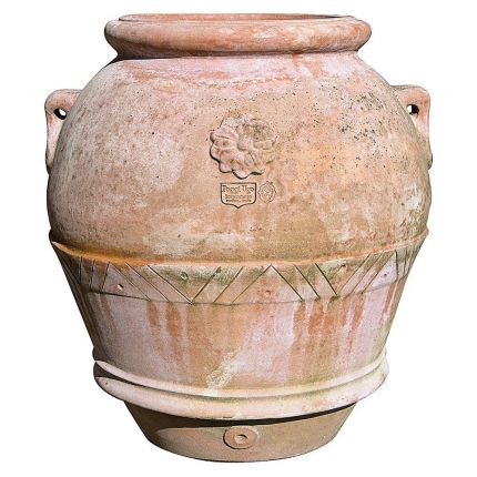 Impruneta Terracotta, Orcio, Krug mit Verzierung