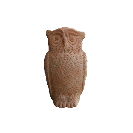Galestro Terracotta Tierfigur – Gufo Grande – H 60 × D 35 cm