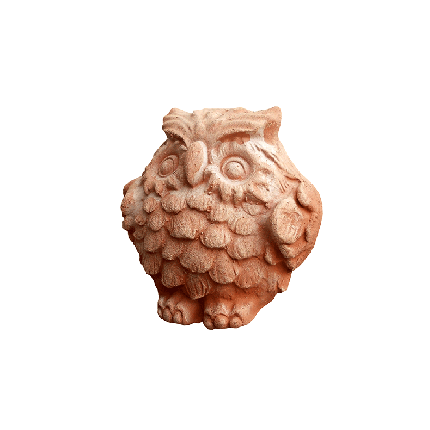 Galestro Terracotta Tierfigur – Gufo A Palla