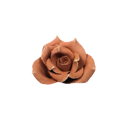 Galestro Terracotta Terracotta-Dekoration – Rosa Grande – D 6 × L 6 cm
