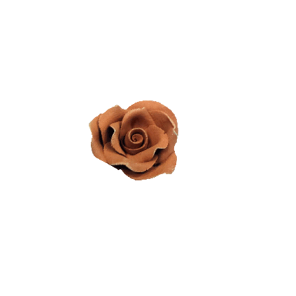 Galestro Terracotta Terracotta-Dekoration – Rosa Piccola – D 6 × L 6 cm