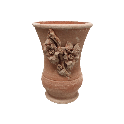 Galestro Terracotta Schirmständer – Portaombrelli Con Rose