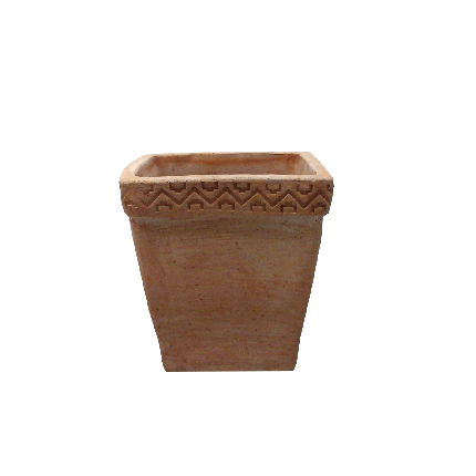Galestro Terracotta Pflanztopf – Quadro Fascia Rullata