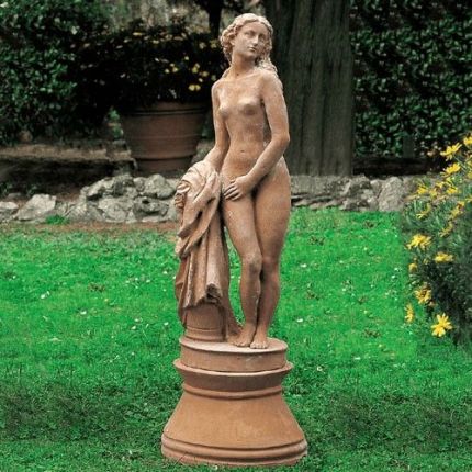 Impruneta Terracotta, Venere al Bagno, Statue Venus im Bad, Skulptur, Figur, Gartendekoration