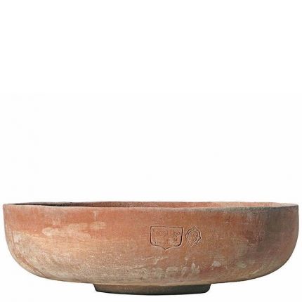 Impruneta Terracotta, Ciotola, Pflanzschale, Blumentopf, Vase, Vogeltränke, Vogelbad