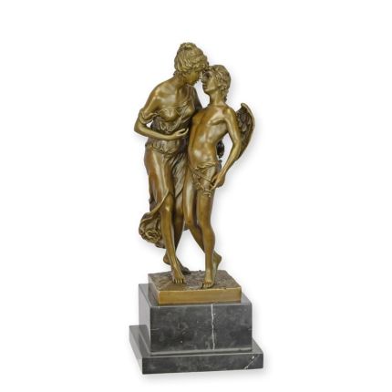 A BRONZE SCULPTURE CALLED "THE SECRET"