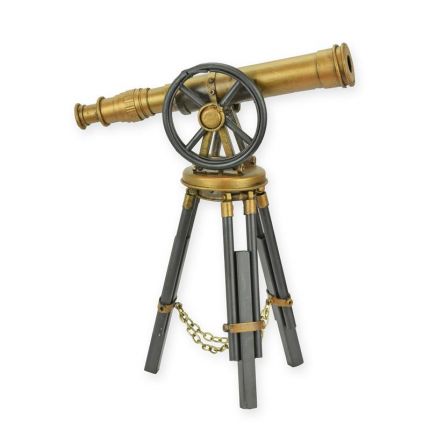Miniatur-Teleskop auf Zinnblech, A TIN MODEL OF A TELESCOPE