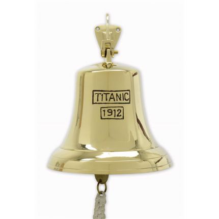 Messing-Schiffsglocke, A BRASS SHIP BELL "TITANIC 1912"
