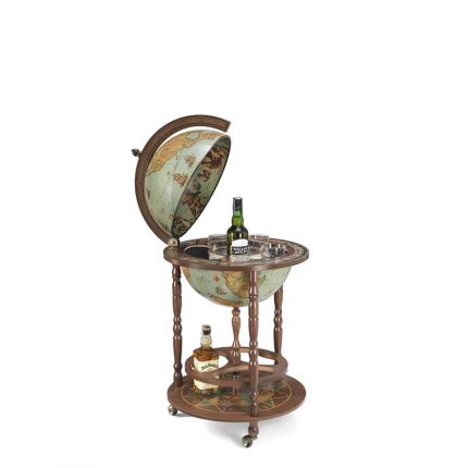 A WOODEN BARGLOBE GIUNONE LAGUNA""