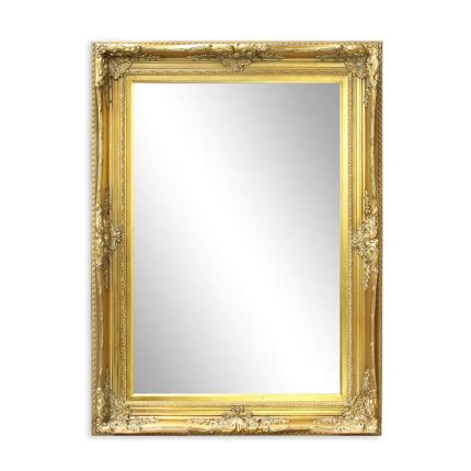 Spiegel mit goldfarbenem Rahmen, A GOLD MIRROR 